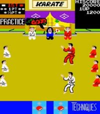 Karate Champ sur Arcade